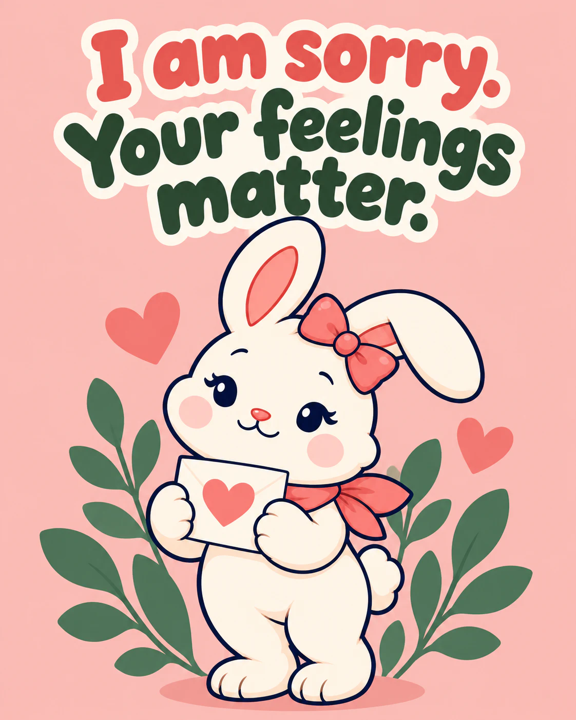 I am sorry. Your feelings matter.
