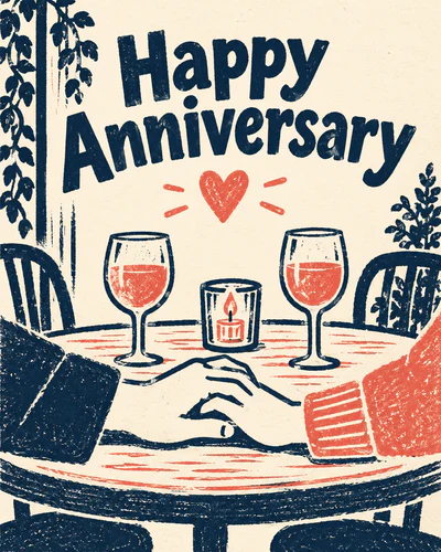 First date anniversary ecard