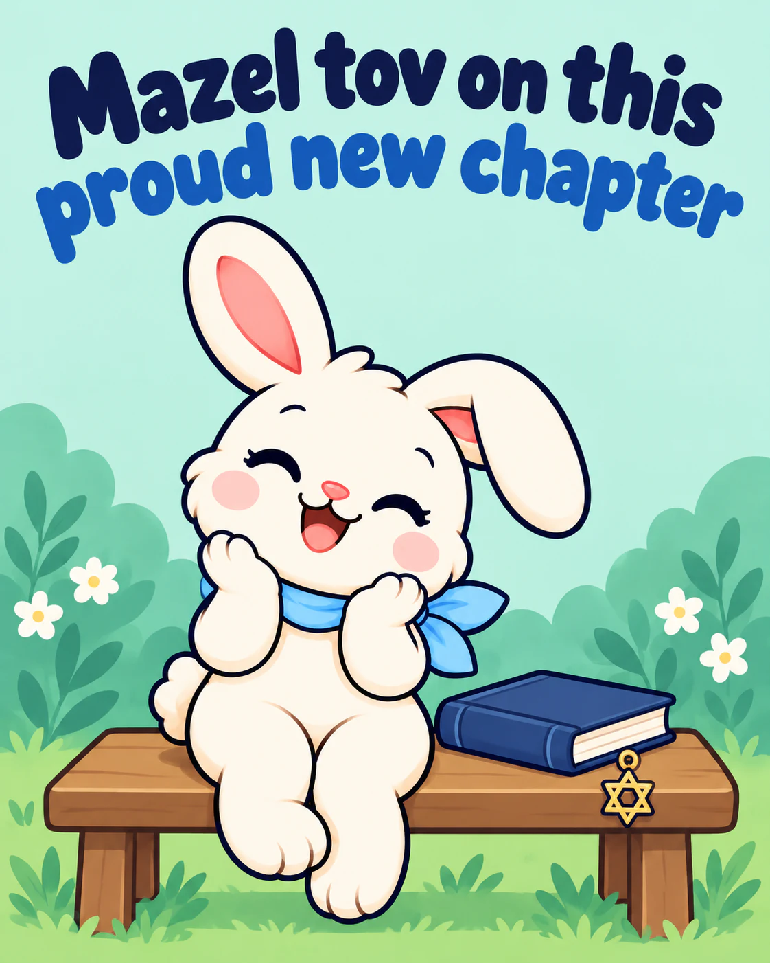 Mazel tov on this proud new chapter