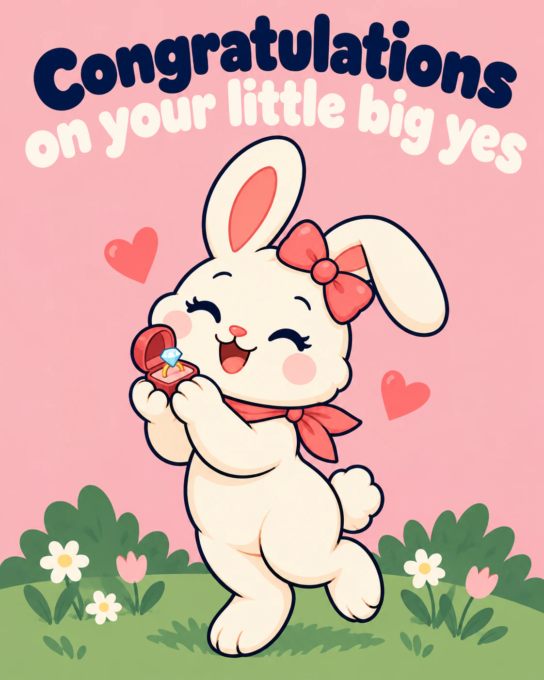 Congratulations on your little big yes