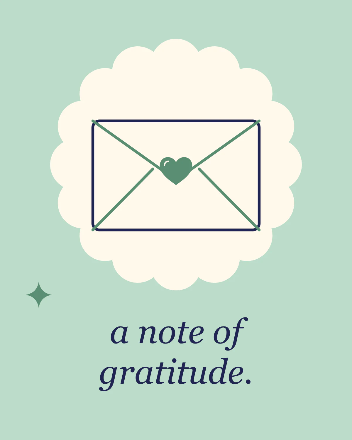 A note of gratitude