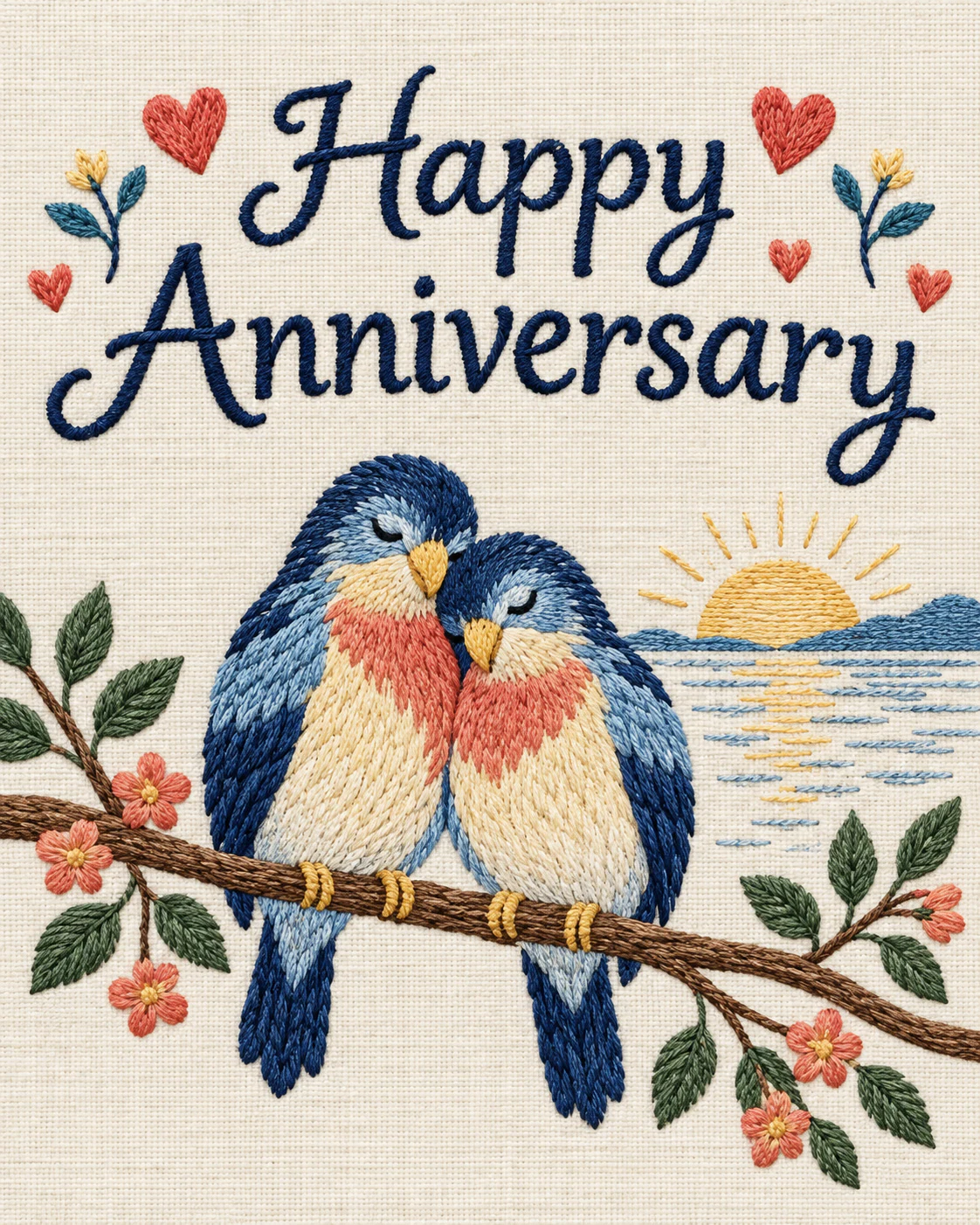 Heartfelt anniversary ecard