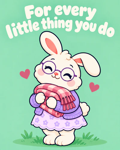 For every little thing you do