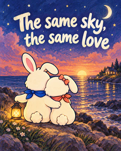 The same sky, the same love