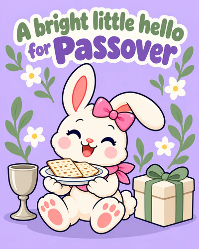 A bright little hello for Passover
