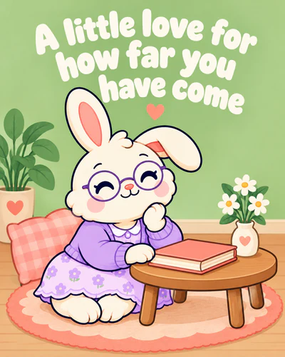 A little love for how far you have come
