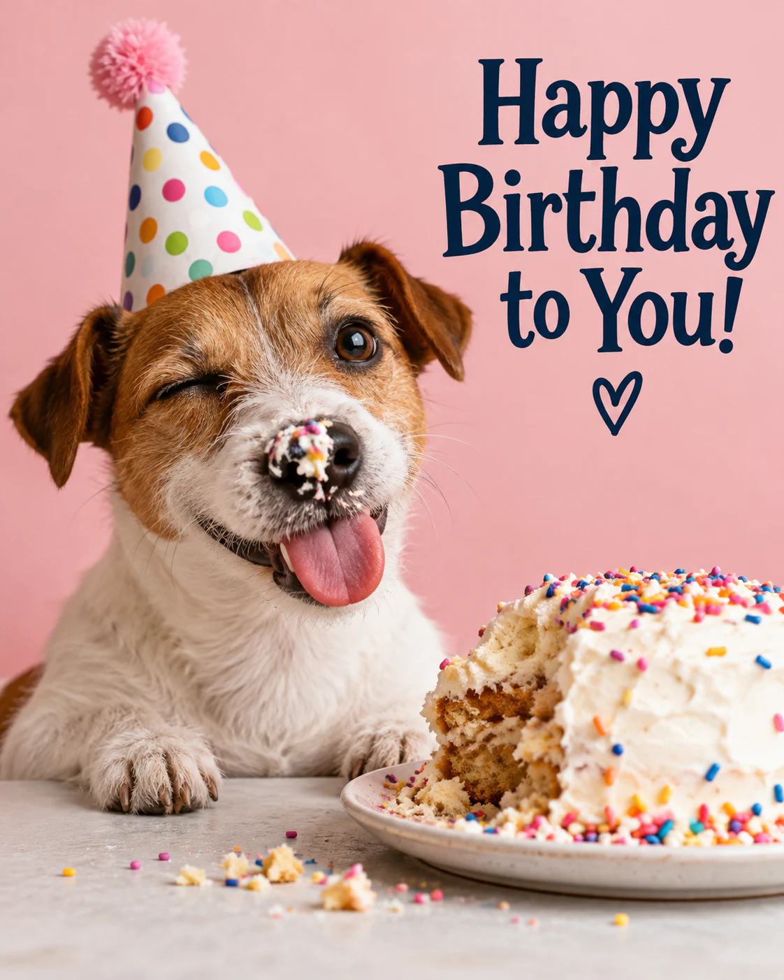 Cheeky birthday ecard