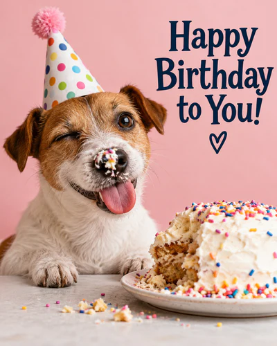 Cheeky birthday ecard