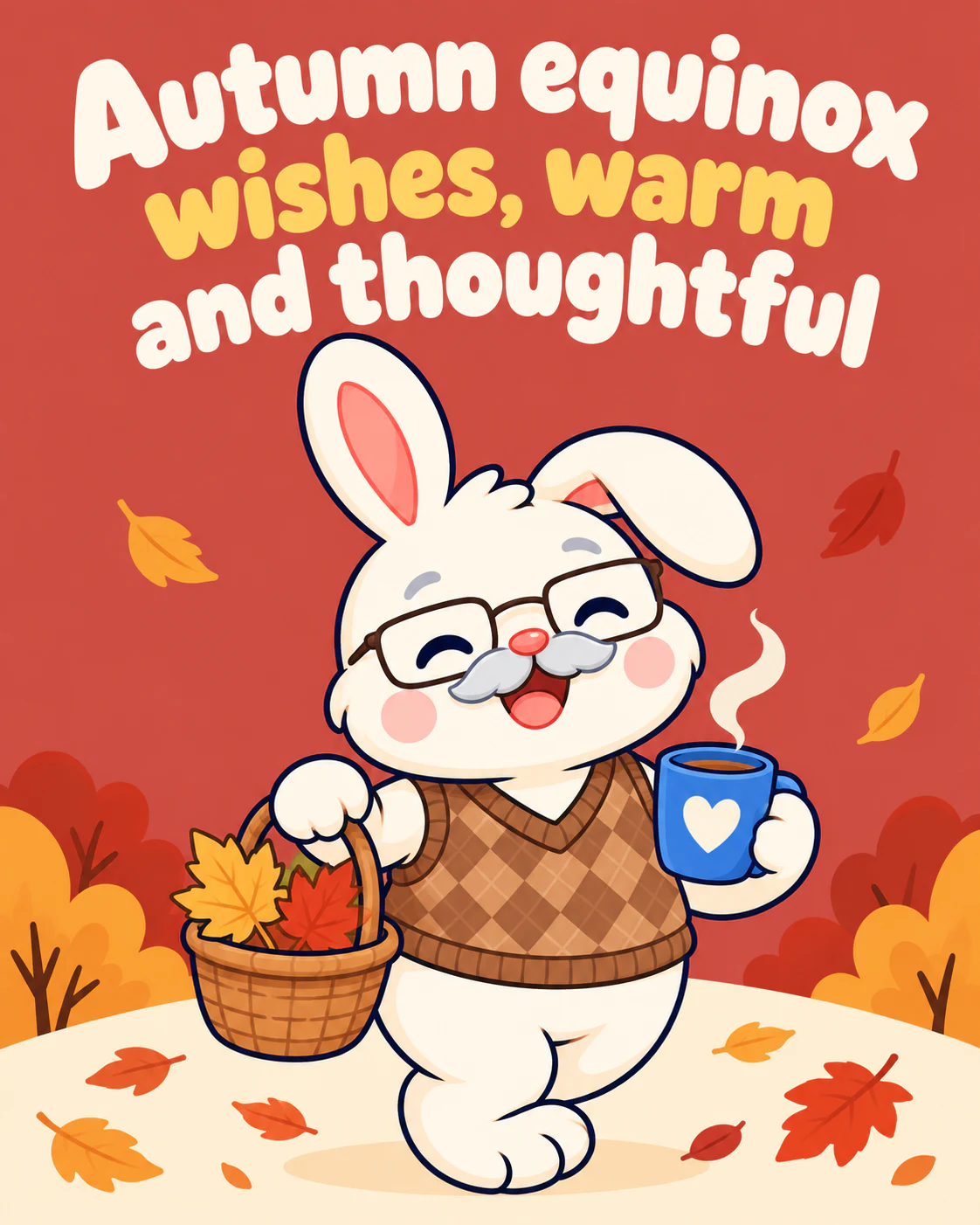 Autumn equinox wishes, warm and thoughtful