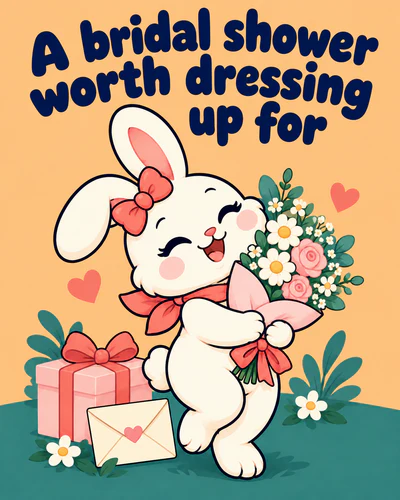 A bridal shower worth dressing up for