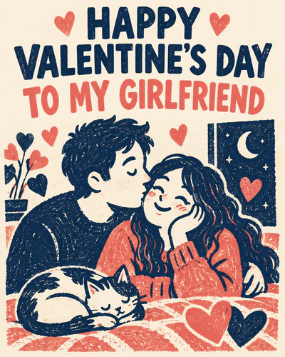 Valentines day ecard for girlfriend
