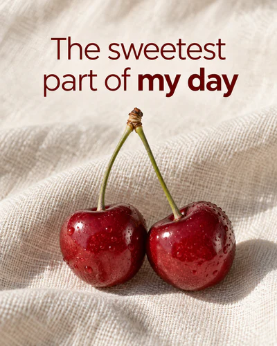 The sweetest part of my day