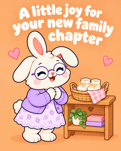 A little joy for your new family chapter
