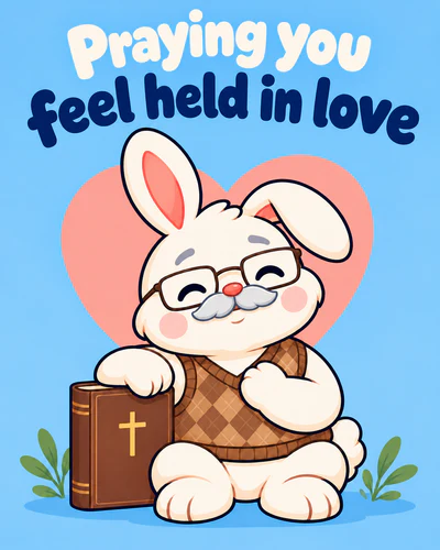 Praying you feel held in love