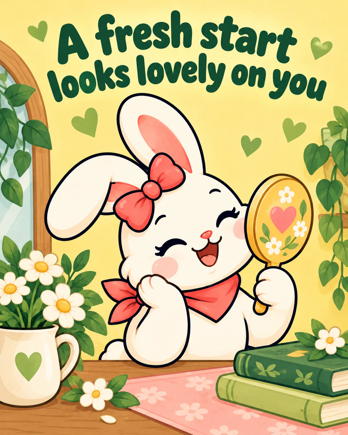 A fresh start looks lovely on you