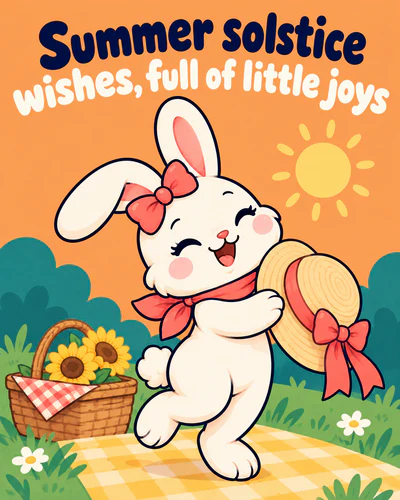 Summer solstice wishes, full of little joys
