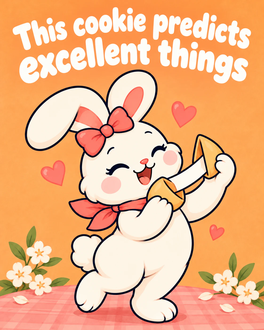 This cookie predicts excellent things
