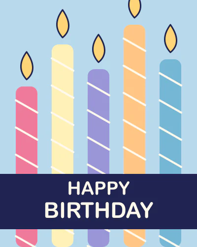 A bright birthday