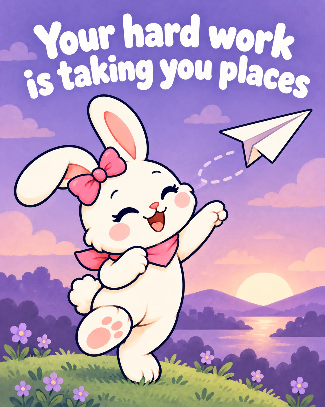 Your hard work is taking you places