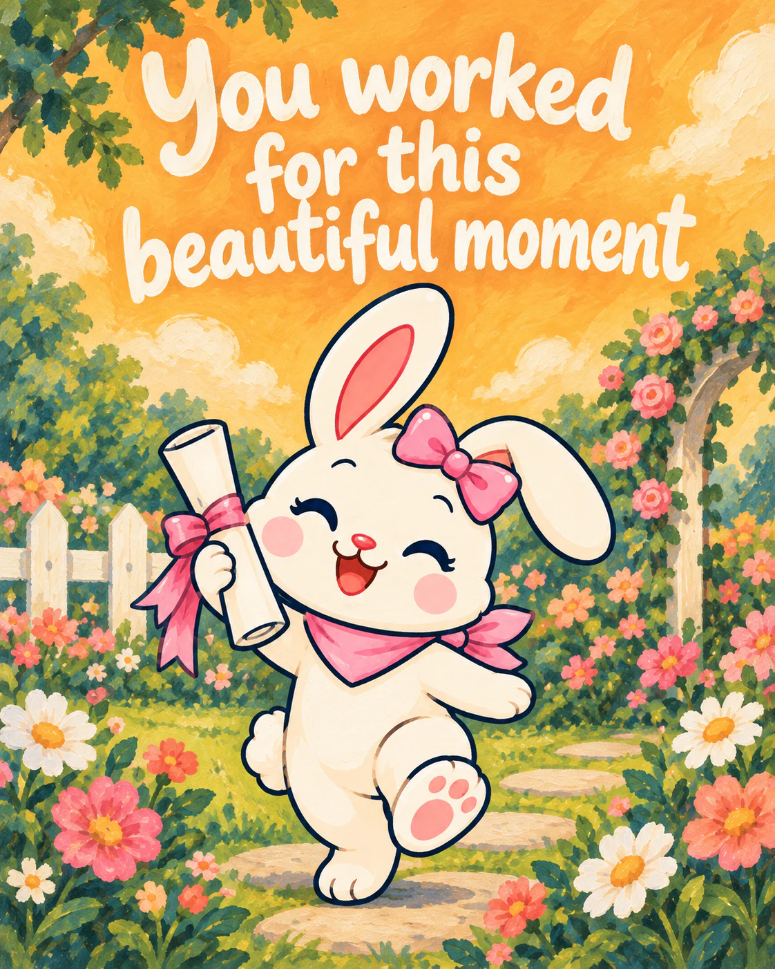 You worked for this beautiful moment
