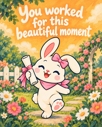 You worked for this beautiful moment