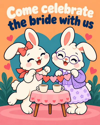 Come celebrate the bride with us