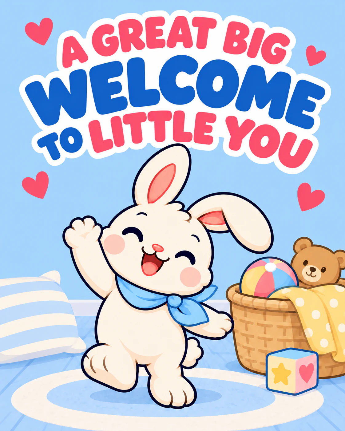 A GREAT BIG WELCOME TO LITTLE YOU