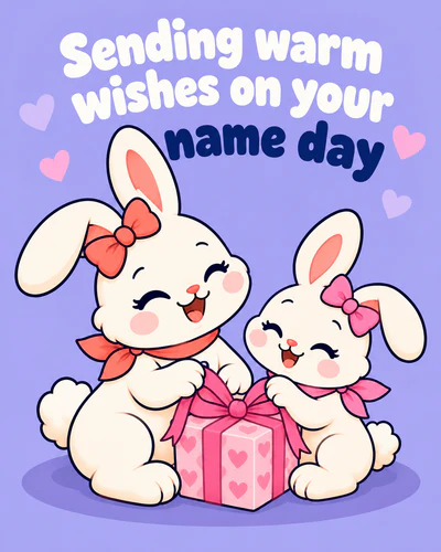 Sending warm wishes on your name day