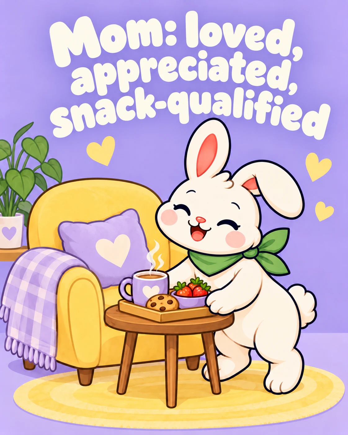 Mom: loved, appreciated, snack-qualified