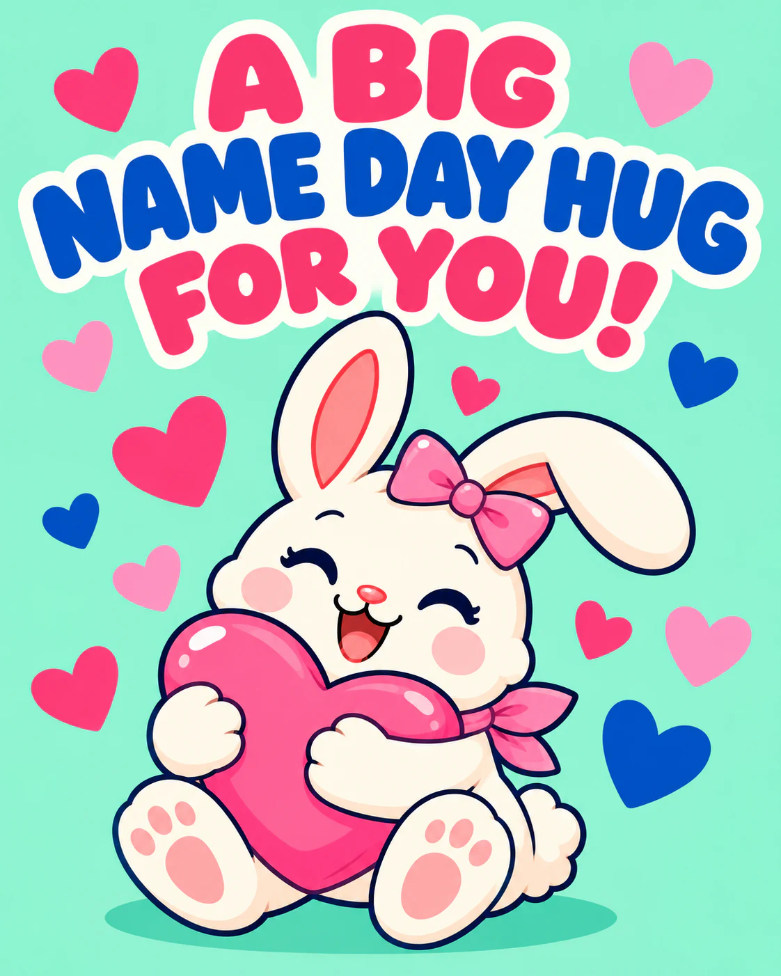 A BIG NAME DAY HUG FOR YOU!