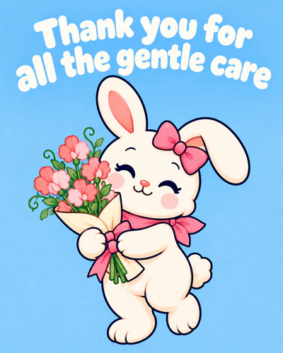 Thank you for all the gentle care