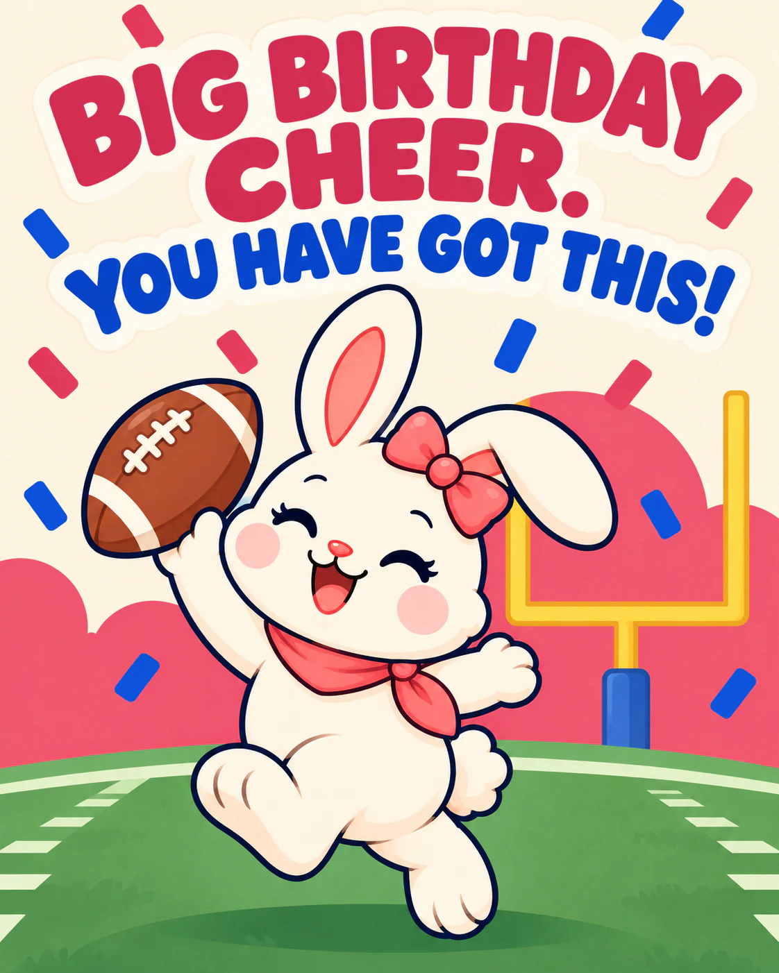 BIG BIRTHDAY CHEER. YOU HAVE GOT THIS!
