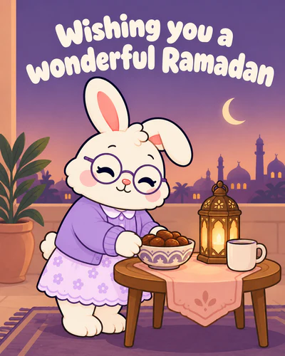 Wishing you a wonderful Ramadan