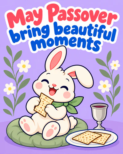 May Passover bring beautiful moments