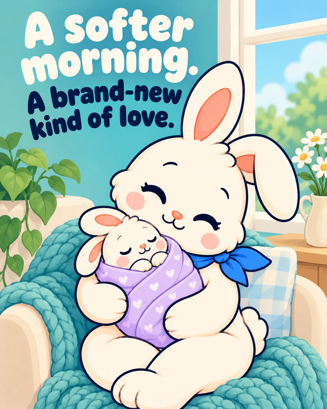 A softer morning. A brand-new kind of love.