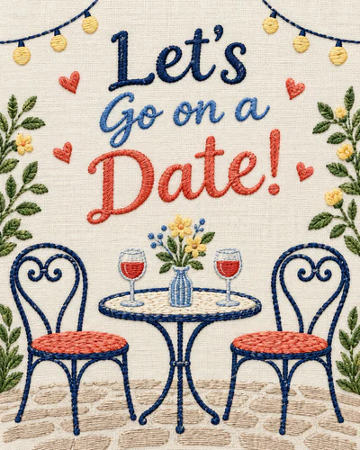 Date invitation ecard