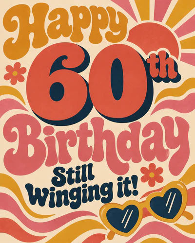 Funny 60th birthday ecard