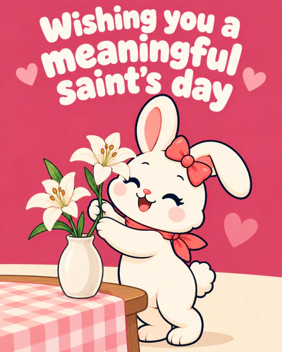 Wishing you a meaningful saint's day