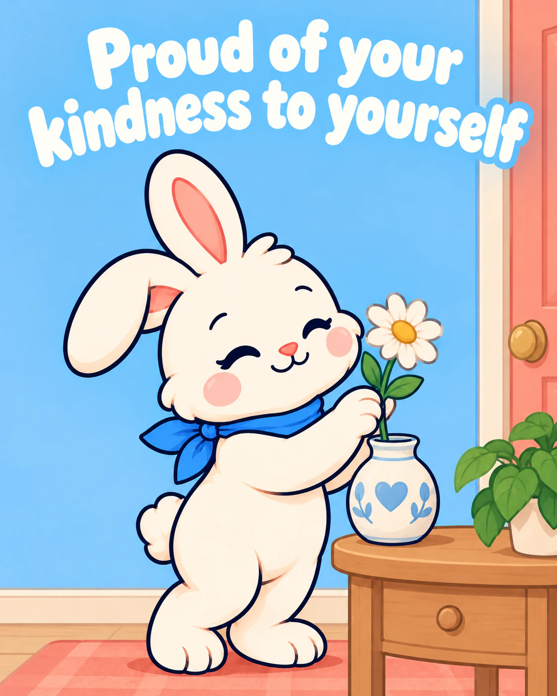 Proud of your kindness to yourself