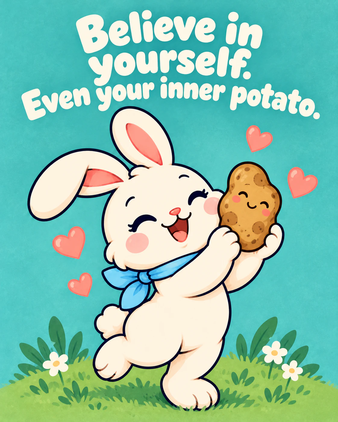 Believe in yourself. Even your inner potato.