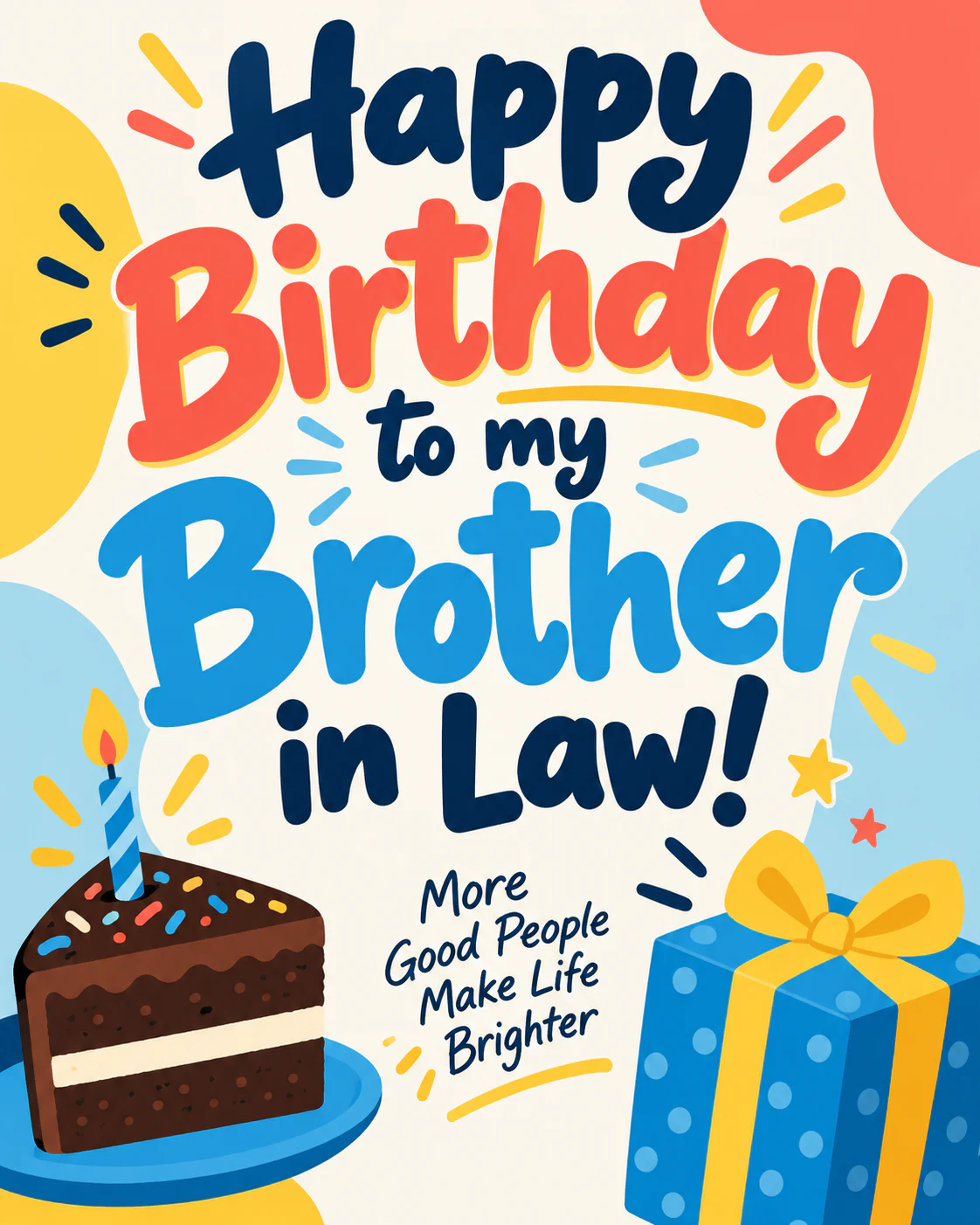 Birthday ecard for brother in law