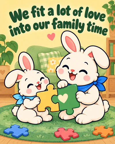 We fit a lot of love into our family time