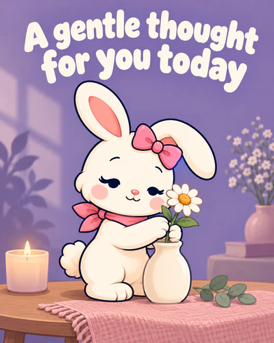 A gentle thought for you today
