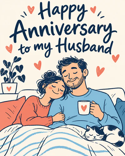 Anniversary ecard for husband