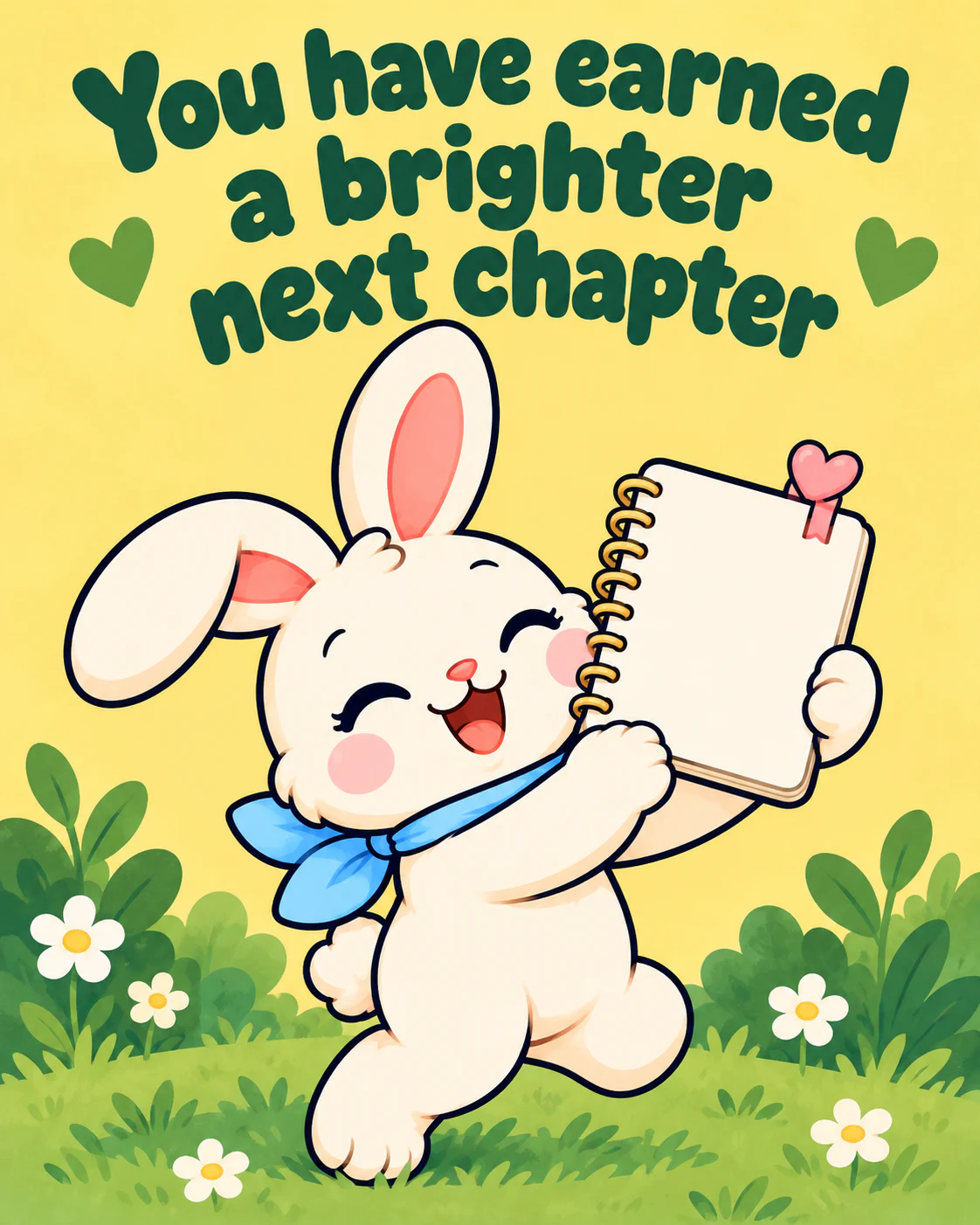 You have earned a brighter next chapter