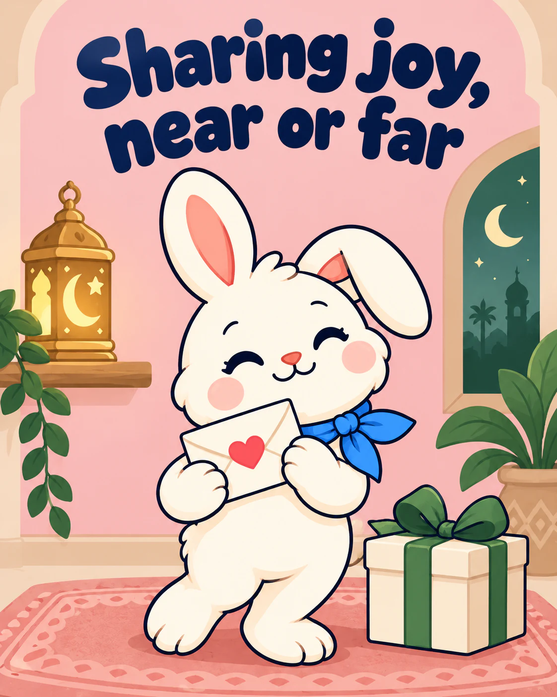 Sharing joy, near or far