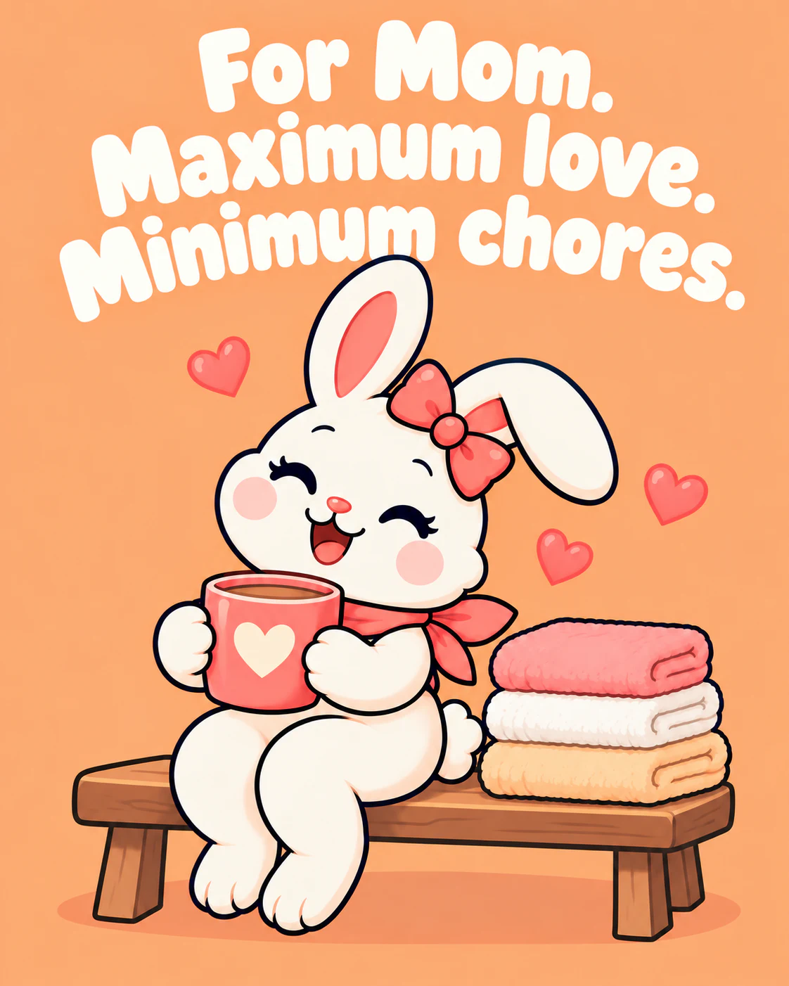 For Mom. Maximum love. Minimum chores.