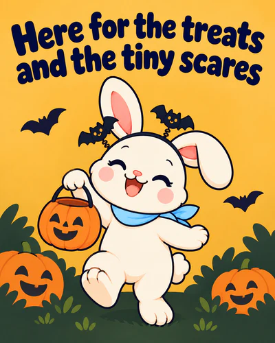 Here for the treats and the tiny scares
