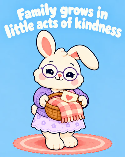 Family grows in little acts of kindness