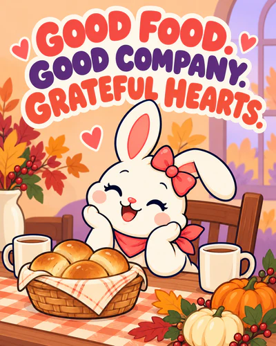 GOOD FOOD. GOOD COMPANY. GRATEFUL HEARTS.